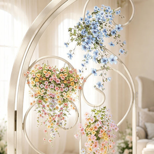 Gentle Droop Flower PET Stickers 10pcs in