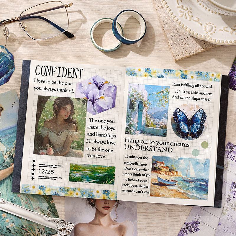 "Poetic Years" Scrapbooking Kits for Starters 124pcs Different Supplies