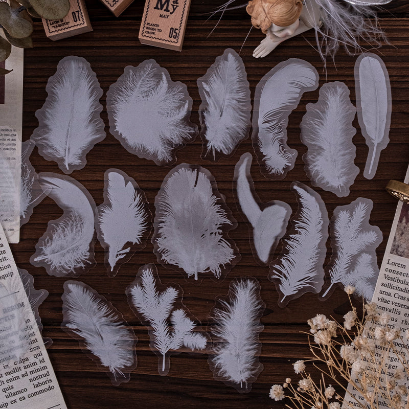 "Wings Collector" 45pcs PET Wings Stickers