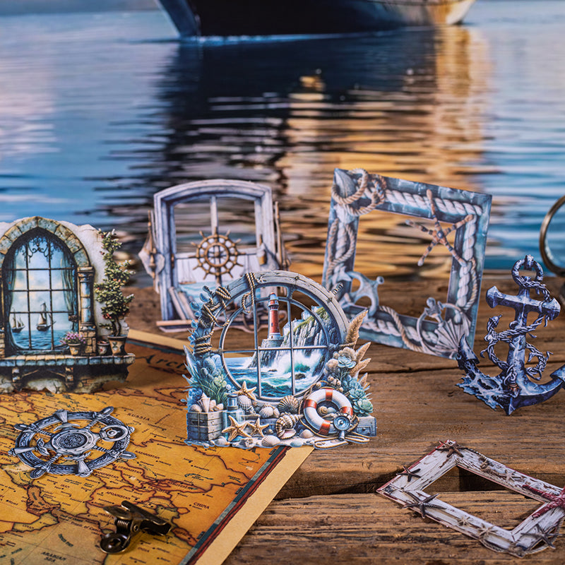 Maritime Card Stickers 10 Sheets in