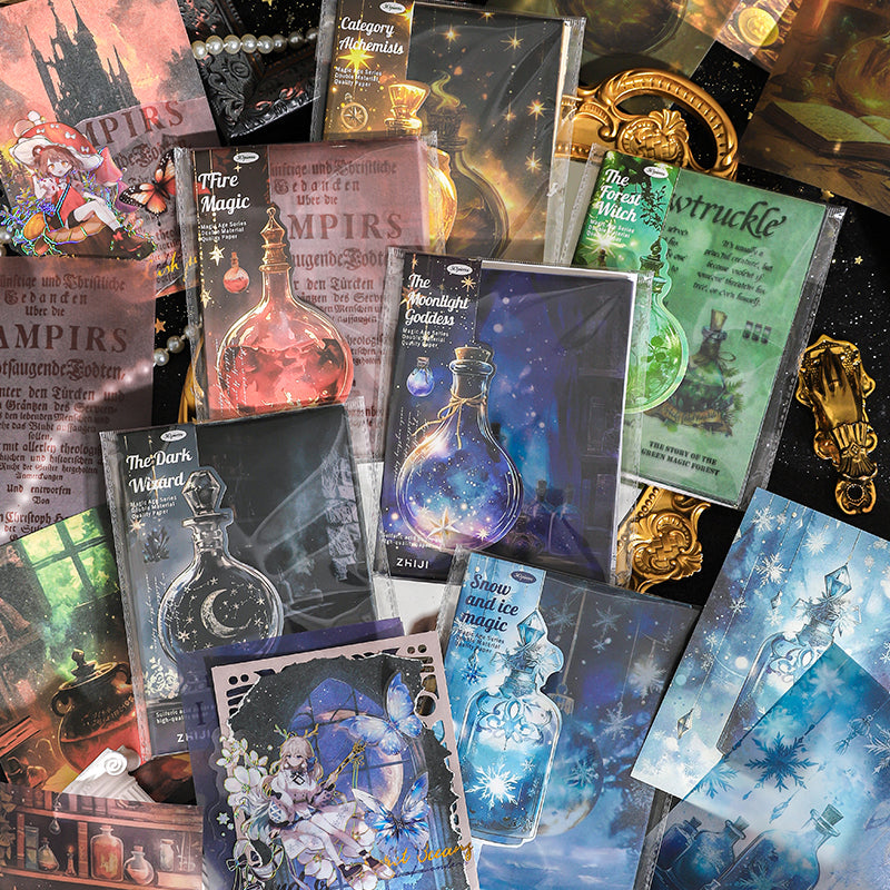 "The Age of Magic" 30 Sheets Deco Paper and Vellum Paper Pack