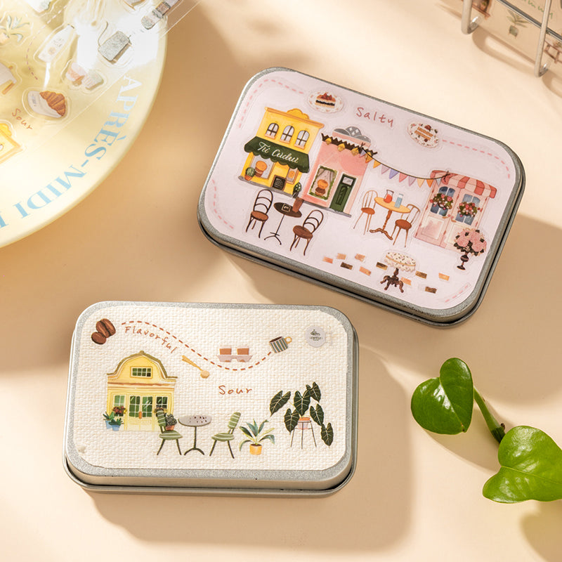 “A Leisure Home” Cute Miniature Stickers Pre-cute 2 Sheets in