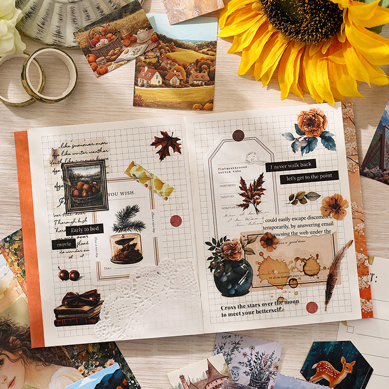 "Poetic Years" Scrapbooking Kits for Starters 124pcs Different Supplies