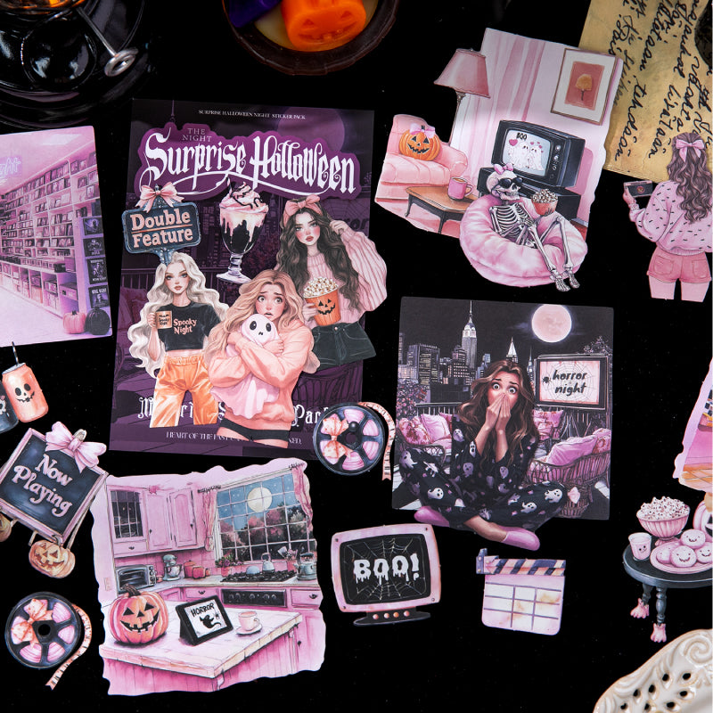 "Surprise Halloween" 20pcs Paper Stickers Festival Stickers for Scrapbooking