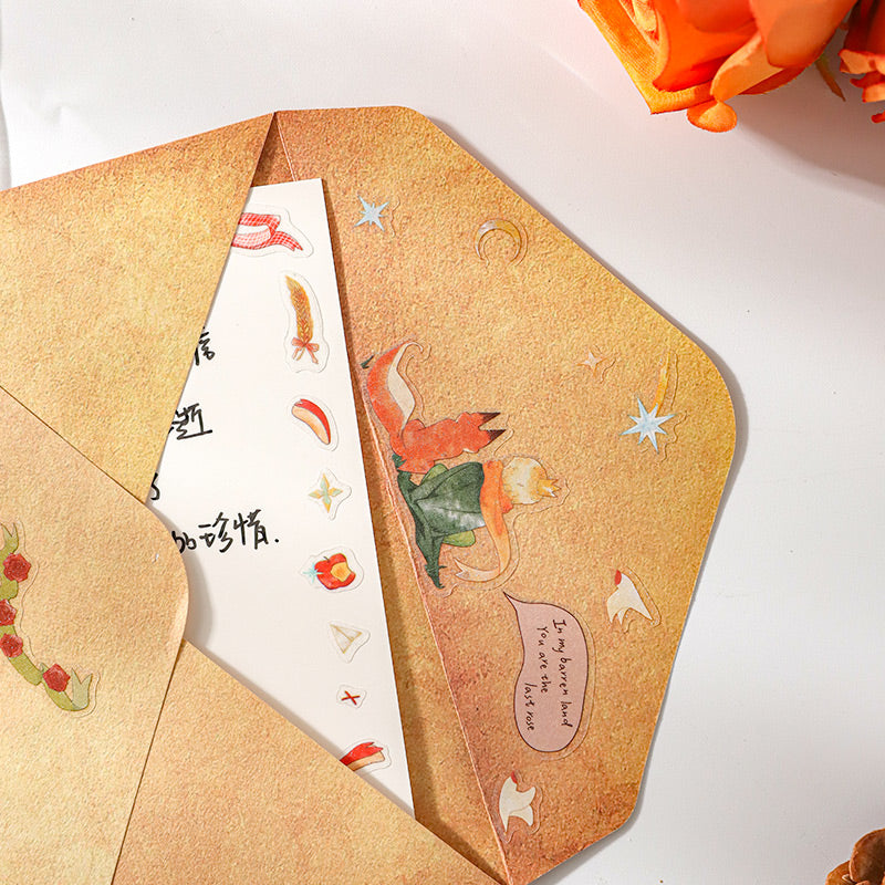 Rose Planet Frosted Masking Tapes The Little Prince Tapes