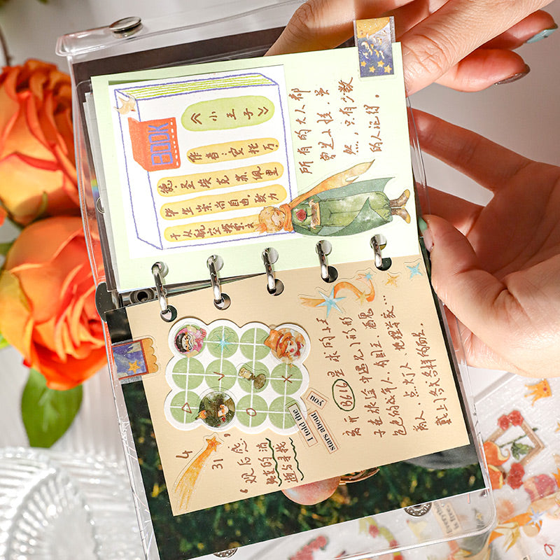 Rose Planet Frosted Masking Tapes The Little Prince Tapes