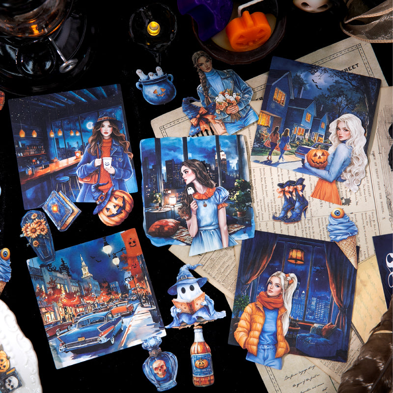 "Surprise Halloween" 20pcs Paper Stickers Festival Stickers for Scrapbooking