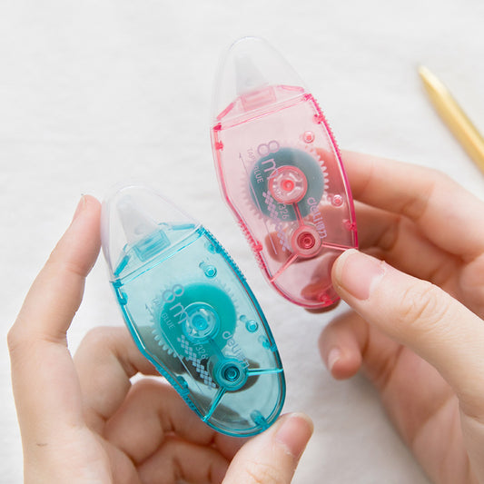 Deli Dotliner Double Sided Adhesive Roller, 8m × 6mm Clear Sticky Adhesive for Scrapbooking