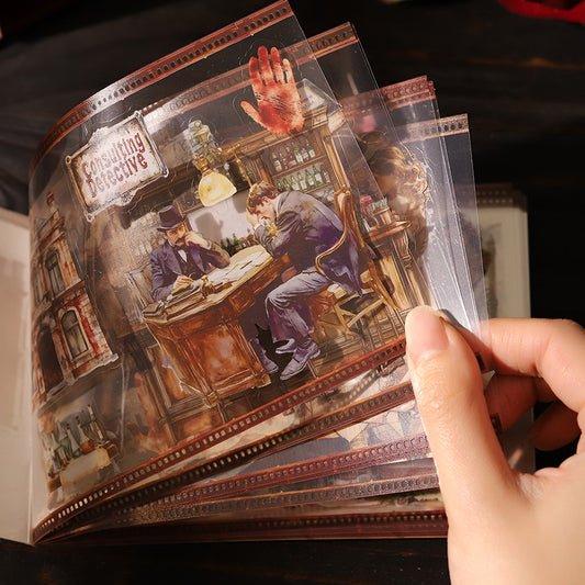 "European Theater" Sticker Books Pre-cut PET Sticker Books 20 Sheets in