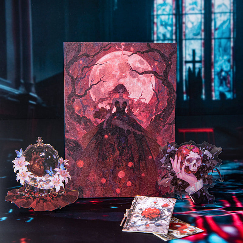 "Gothic Banquet" 30pcs Dark Themed Supplies Bundle Pack