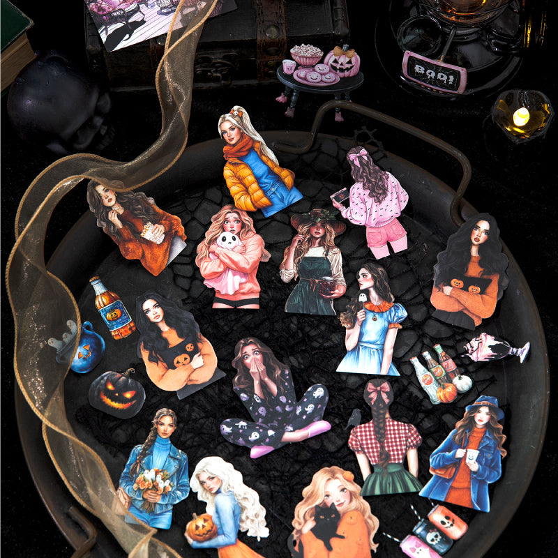"Surprise Halloween" 20pcs Paper Stickers Festival Stickers for Scrapbooking