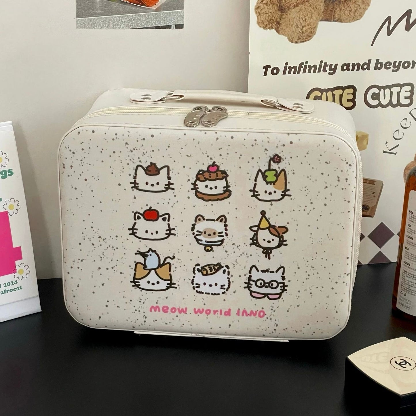 A Vintage Dream Blind Box 50 Different Scrapbooking Supplies in Zip Case Free Shipping