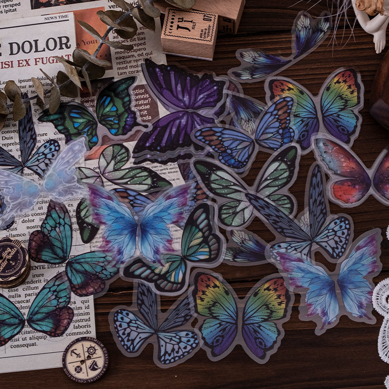 "Wings Collector" 45pcs PET Wings Stickers
