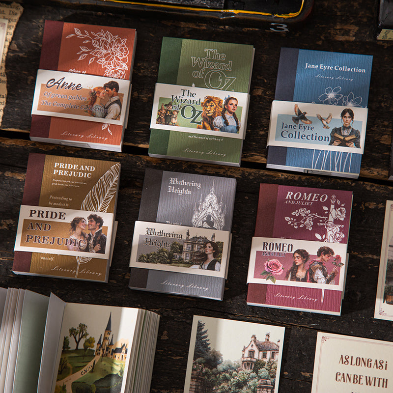 "Literary Collection" 48 Sheets Mini Size Deco Papers