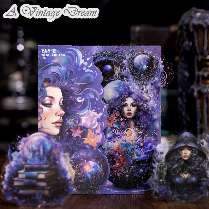 "Magical Fantasy" 40pcs Witchy Vibe PET Stickers