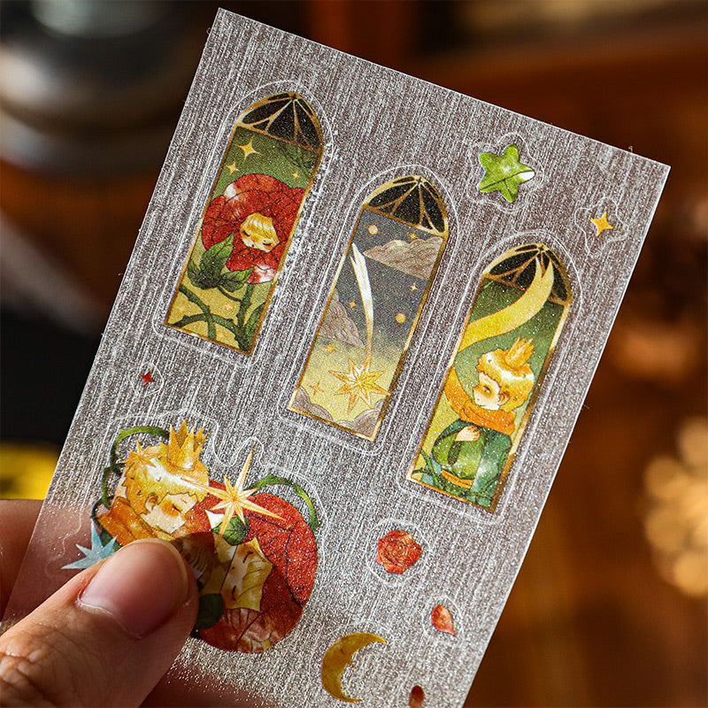 Rose Planet Frosted Masking Tapes The Little Prince Tapes