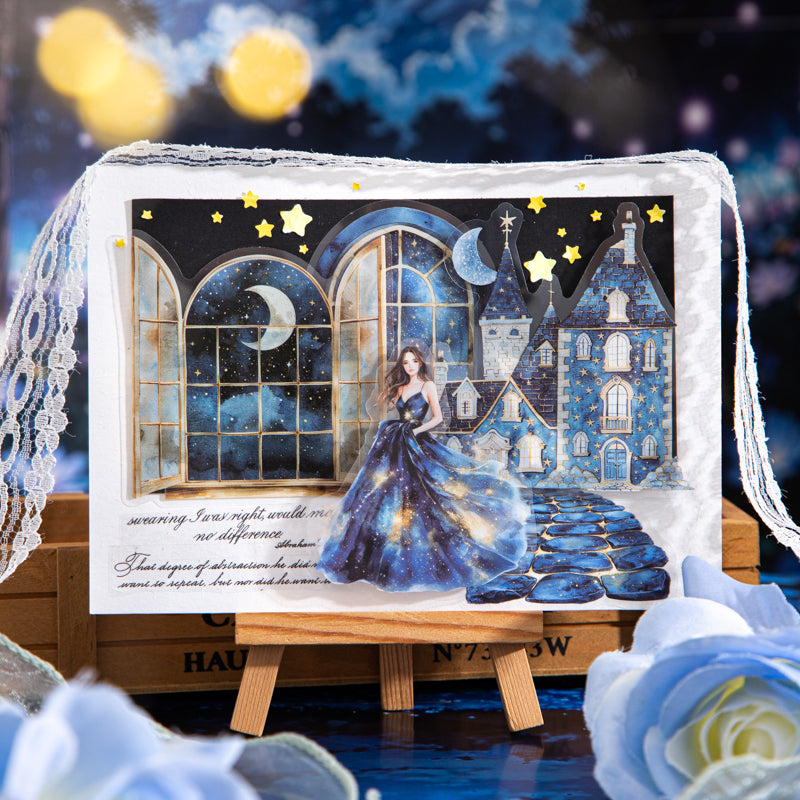 "Starry Sky Garden" 20pcs Stickers Bright Colour Stickers