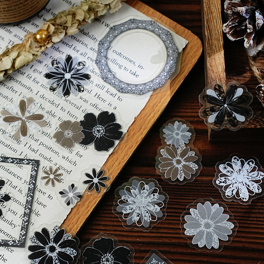 "The Flowers Bloom" 15pcs PET Stickers