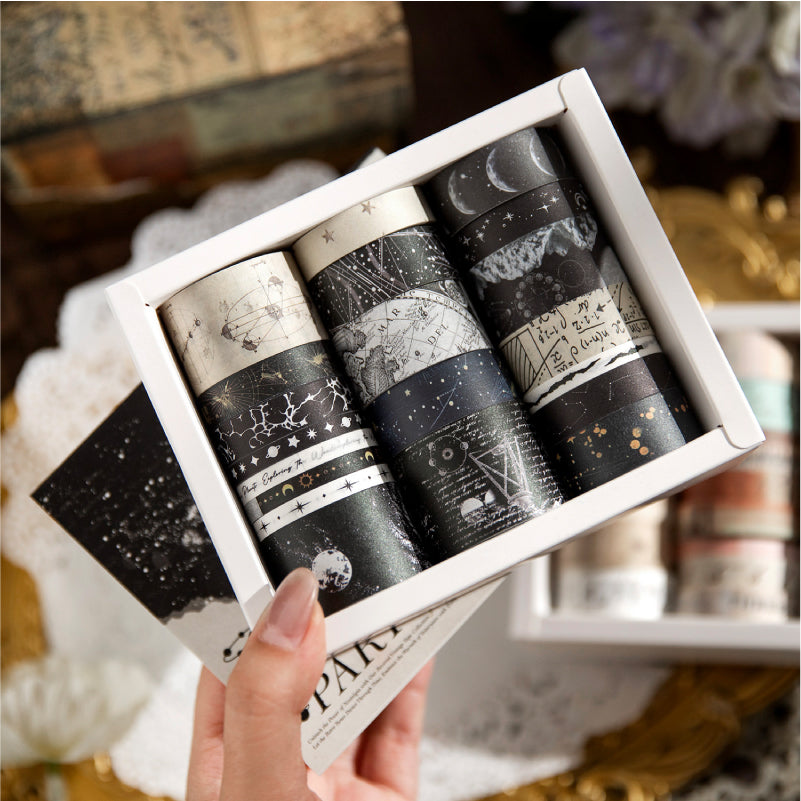 "Retro Party" Washi Tapes Box 20 Rolls in Washi Tapes With Backing