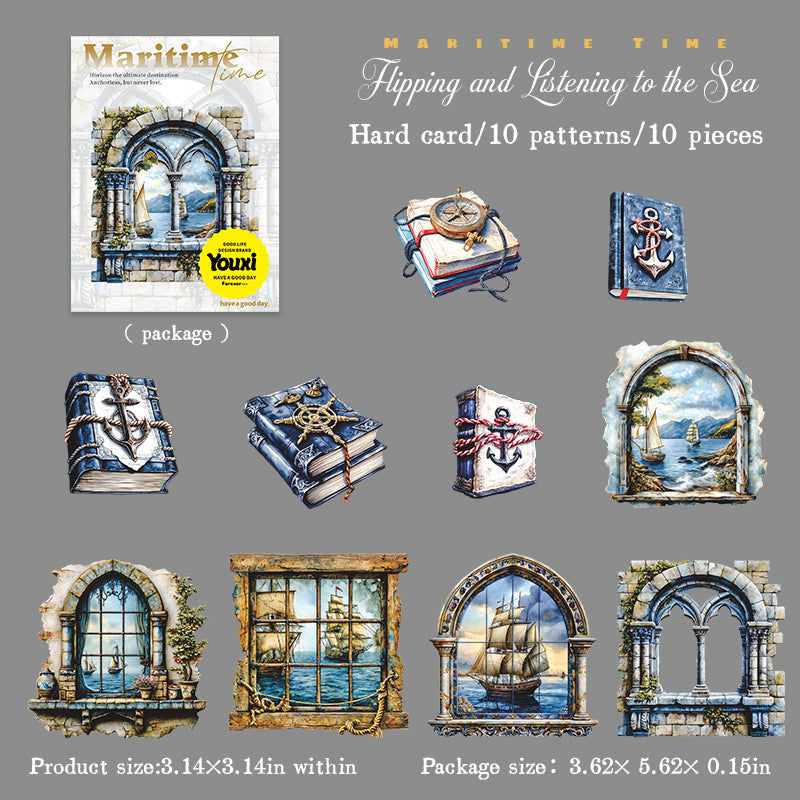 Maritime Card Stickers 10 Sheets in