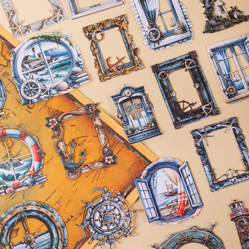 Maritime Card Stickers 10 Sheets in