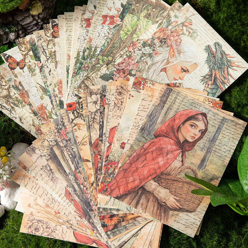"Fairy Tale Memory" 30 Sheets Deco Papers