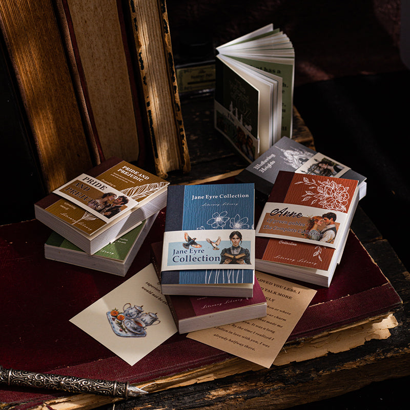 "Literary Collection" 48 Sheets Mini Size Deco Papers