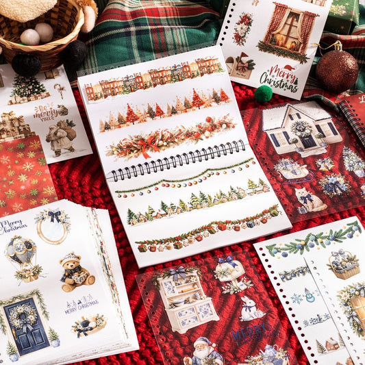 Looking Forward Christmas Sticker Books 50 sheets in