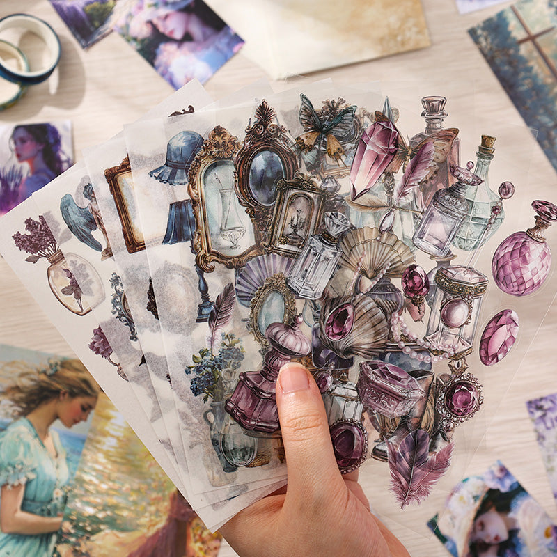 "Poetic Years" Scrapbooking Kits for Starters 124pcs Different Supplies