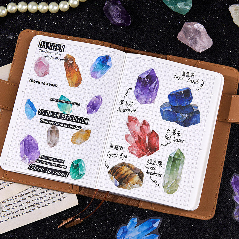 "Crystal Spirit" 30pcs Frosted PET Stickers
