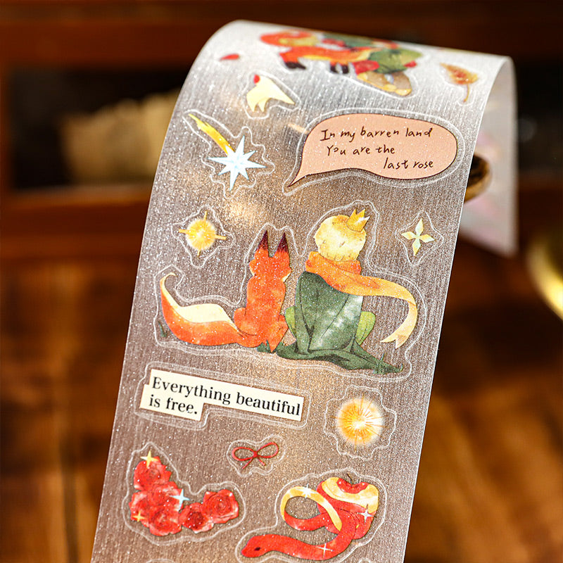 Rose Planet Frosted Masking Tapes The Little Prince Tapes