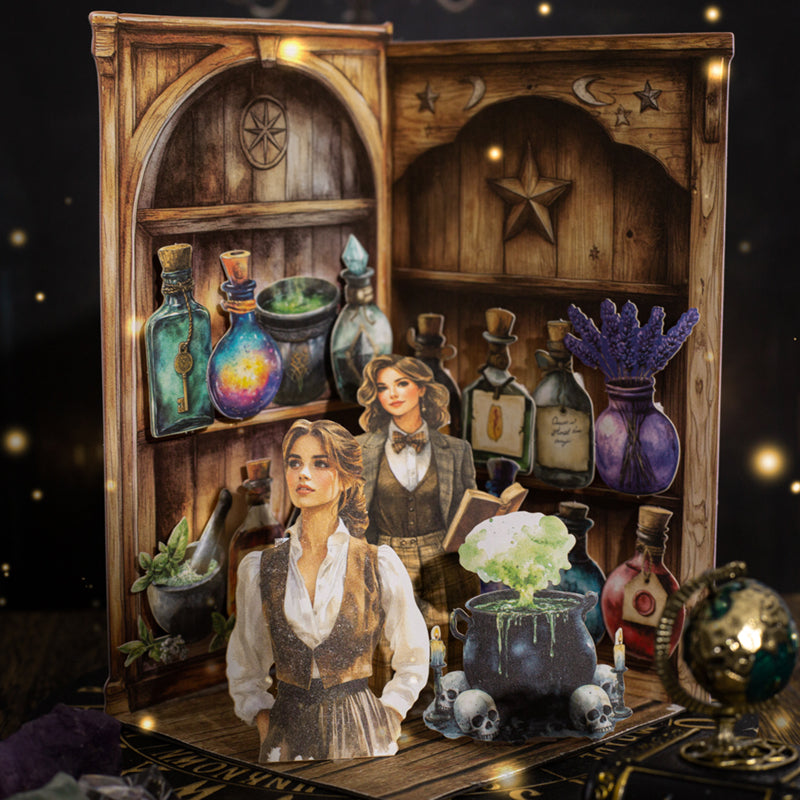"Magic Arbitrary Cabinet" Card Stickers 25 Sheets