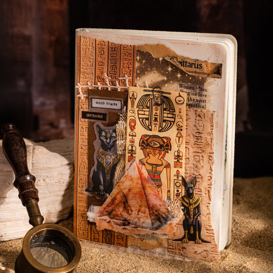 Egypt Vibe Washi Tapes 6 Rolls in a Set for Scrapbooking