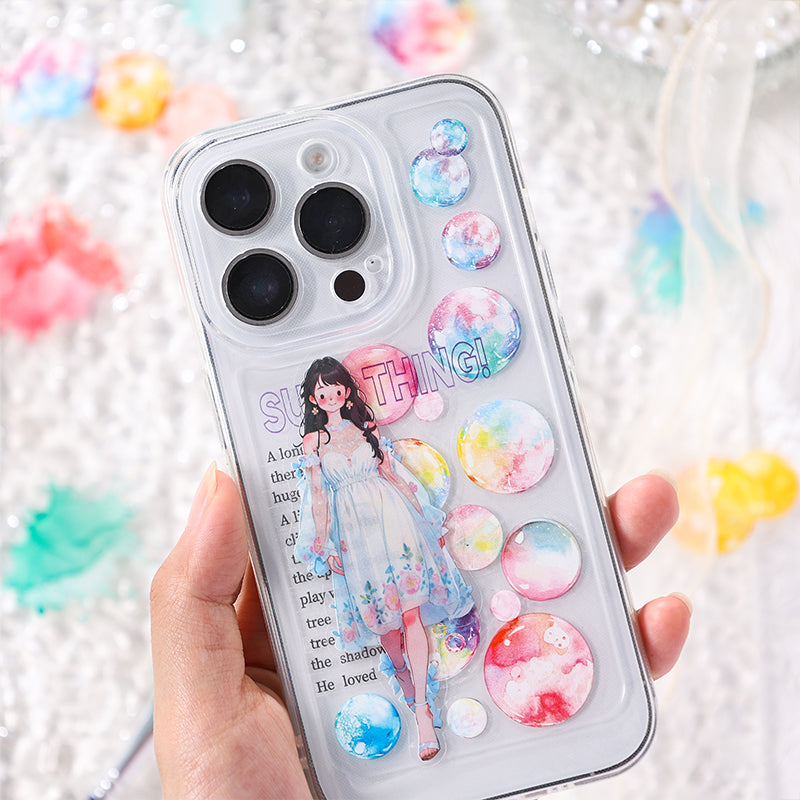 "Glazed Sugar Bubbles" 4 Sheets of Pre-cut PET Bubble Stickers