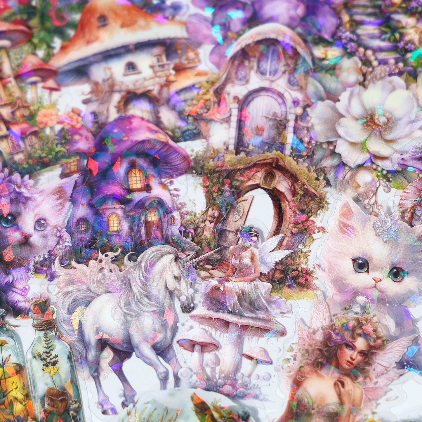 "Magic Garden" 30pcs Shiny Stickers Witchy & Fairy Stickers