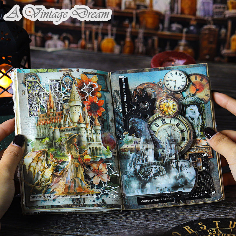 "Wizard School" 25pcs HP Vibe PET Stickers