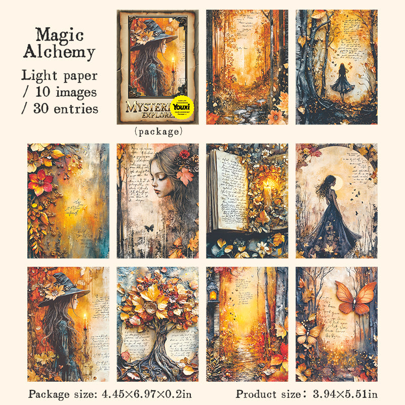 Mysterious Explorer 30 Sheets of Deco Papers Scrapbooking Papers