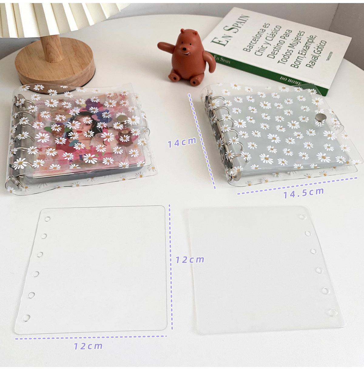 Daisy Clear Journal Pack with Binder