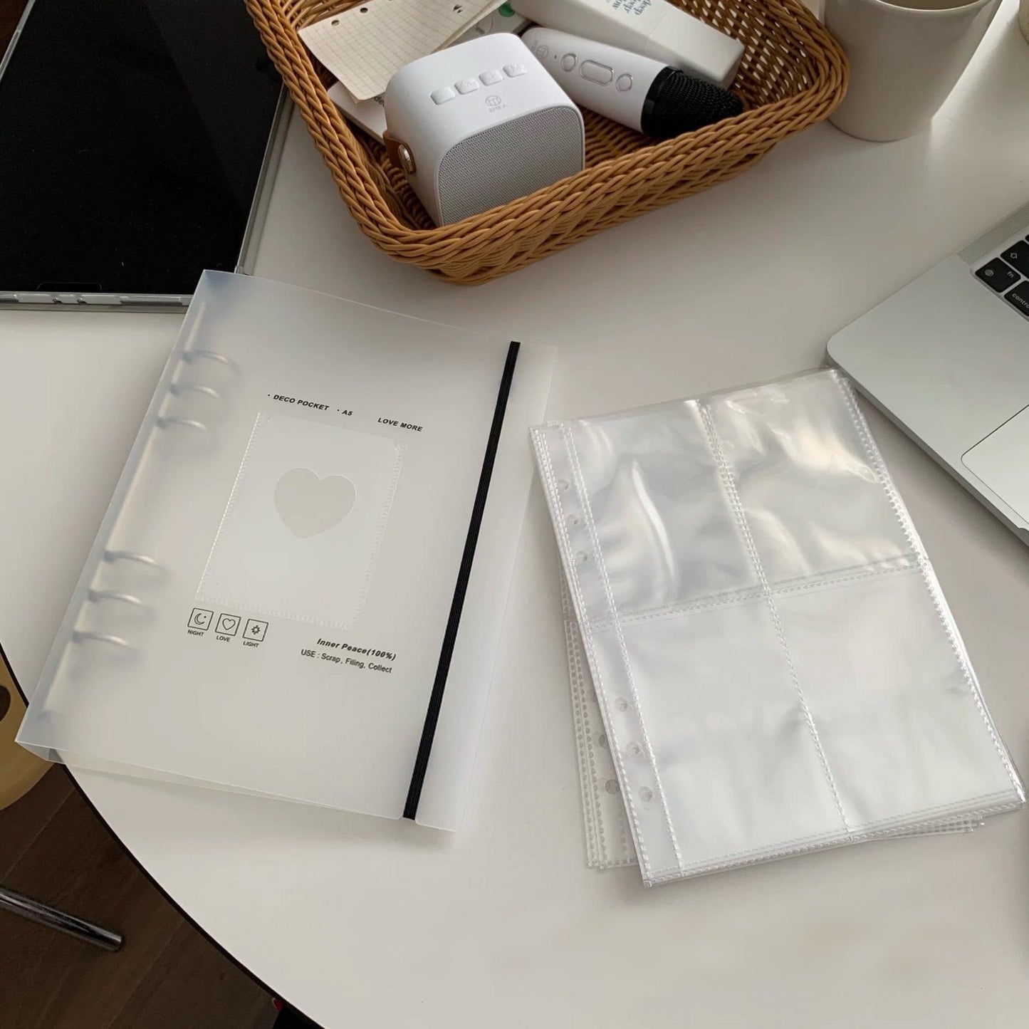 Organize Effortlessly! A5 Binders, Inserts, Tape Holders, Sticker & ATC Storage Set