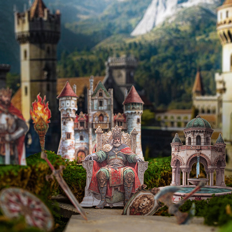"European Imperial History" 15pcs Large Sized Decorative Stickers