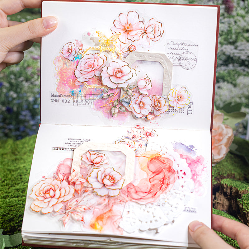 Floral Shades PET Stickers 15 Sheets in
