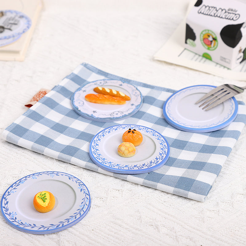 “The Bowls” 30 Sheets Cute Saucer Stickers Paper Stickers