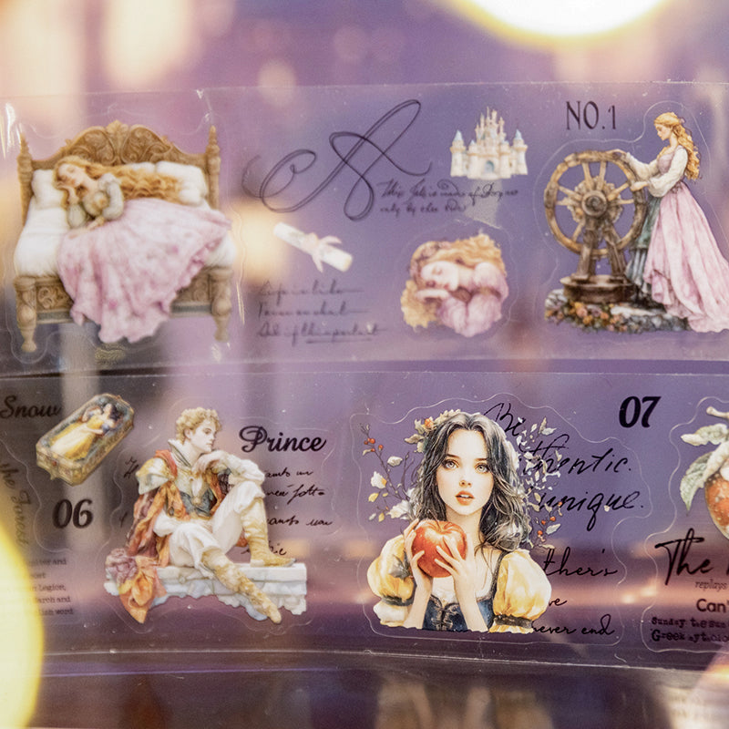 Dark Fairy Tale Pre-cut PET Tapes Princess Story Tales