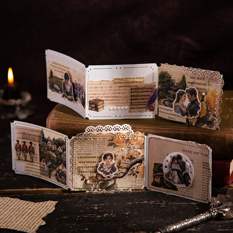 "Literary Collection" 48 Sheets Mini Size Deco Papers