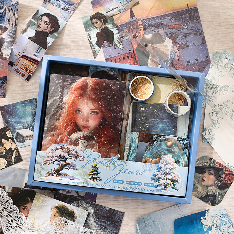 "Poetic Years" Scrapbooking Kits for Starters 124pcs Different Supplies
