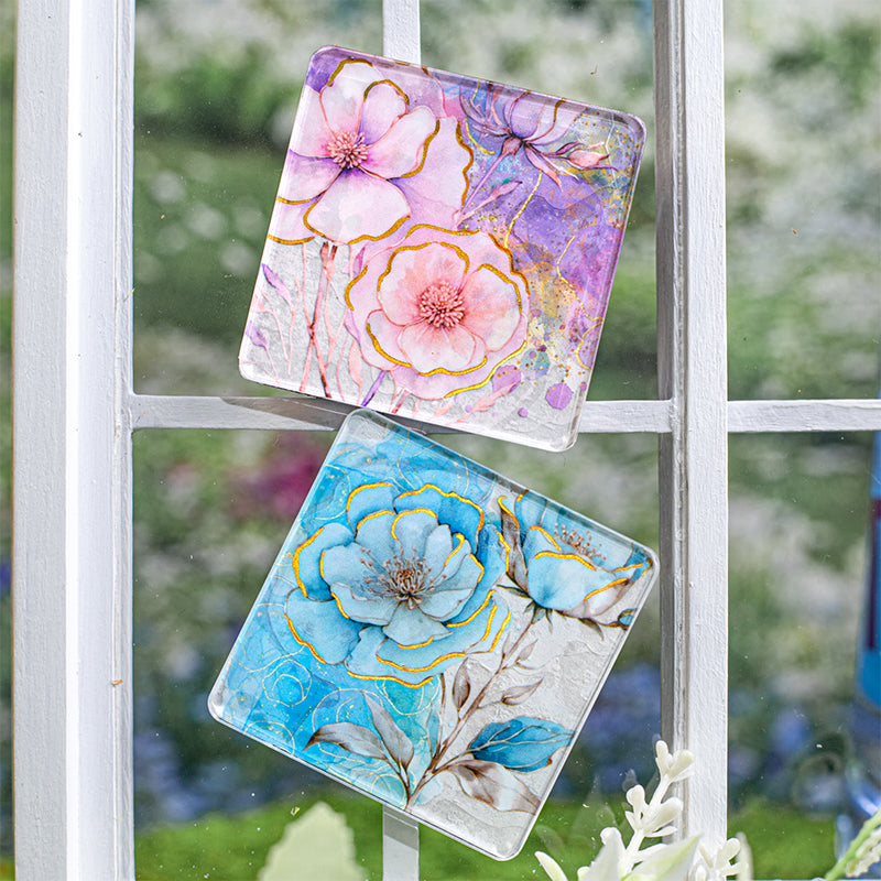 Floral Shades PET Stickers 15 Sheets in