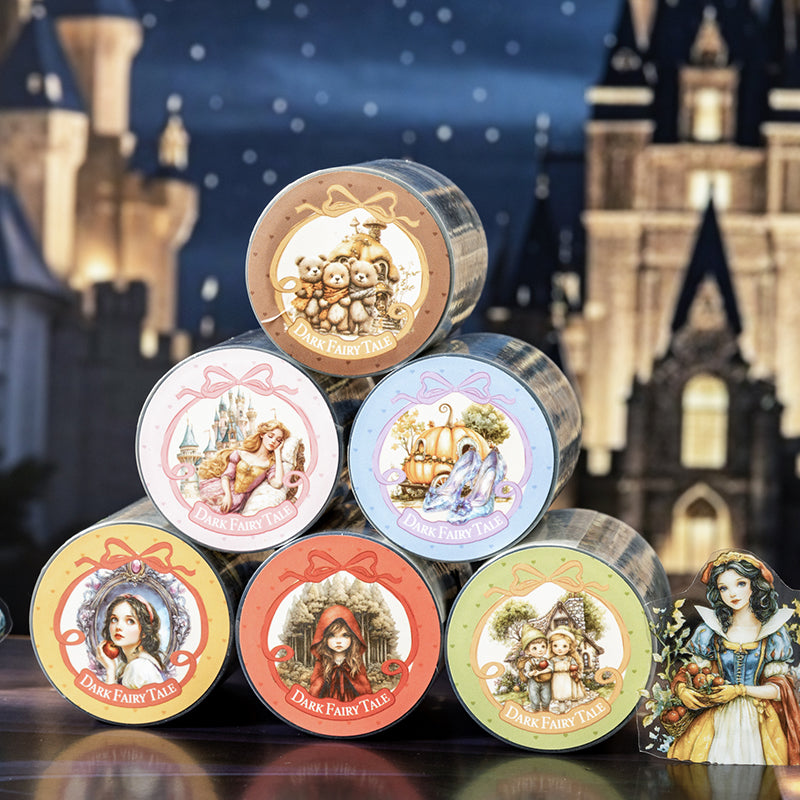 Dark Fairy Tale Pre-cut PET Tapes Princess Story Tales