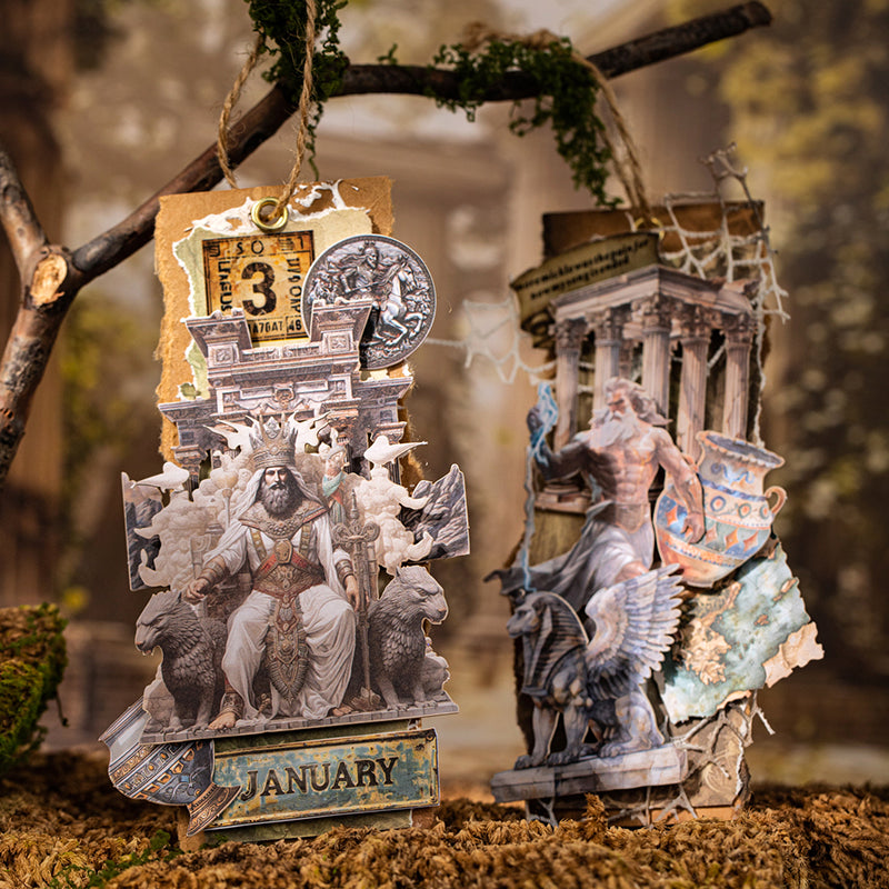 "European Imperial History" 15pcs Large Sized Decorative Stickers