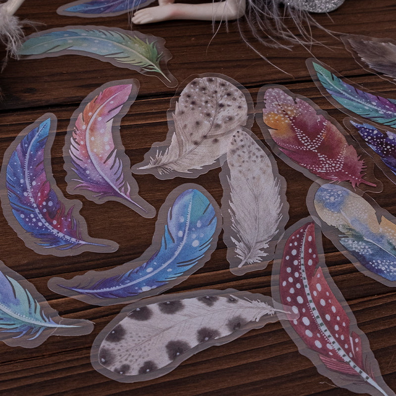 "Wings Collector" 45pcs PET Wings Stickers