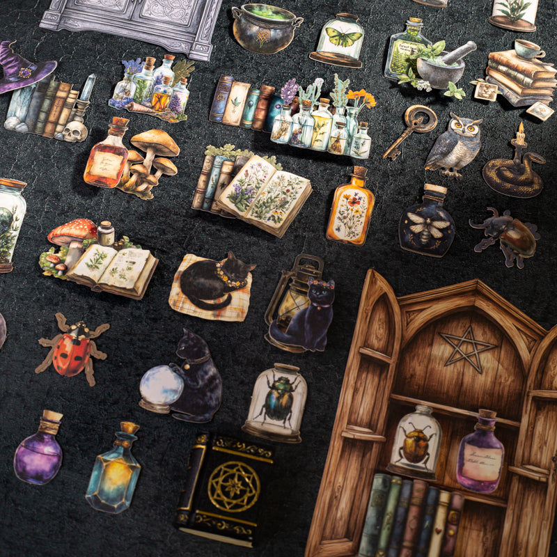 "Magic Arbitrary Cabinet" Card Stickers 25 Sheets